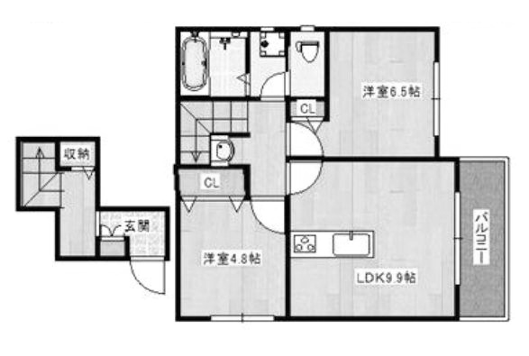 物件○○の間取り図