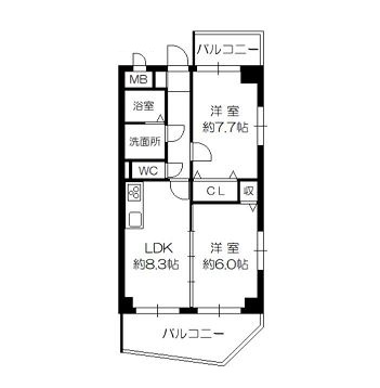 物件○○の間取り図