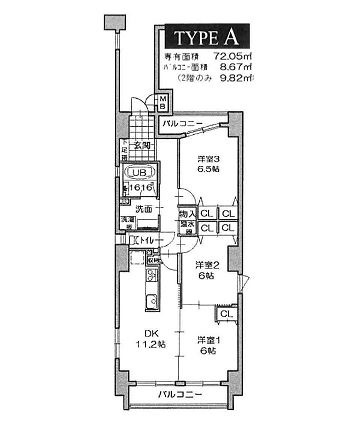 物件○○の間取り図