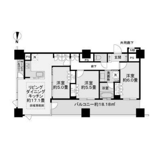 物件○○の間取り図