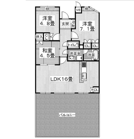 物件○○の間取り図