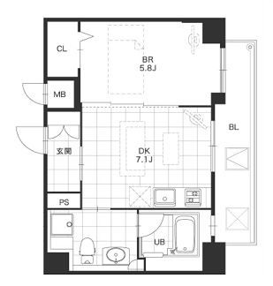 物件○○の間取り図