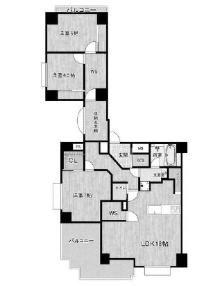 物件○○の間取り図