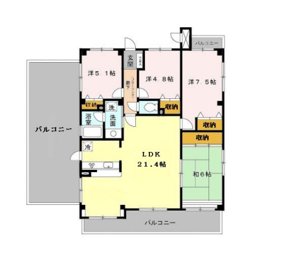 物件○○の間取り図