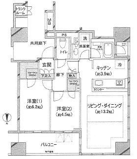 物件○○の間取り図