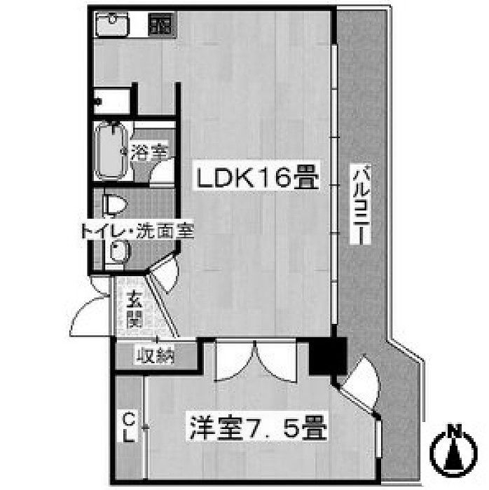 物件○○の間取り図