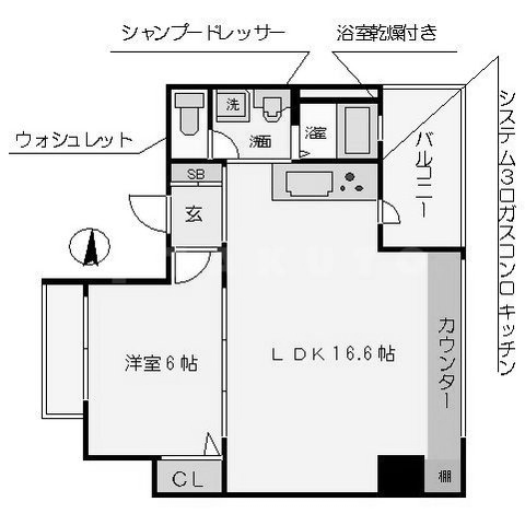 物件○○の間取り図