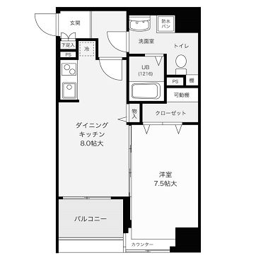 物件○○の間取り図