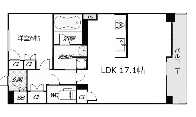 物件○○の間取り図