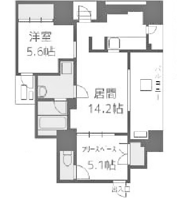 物件○○の間取り図