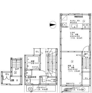 物件○○の間取り図