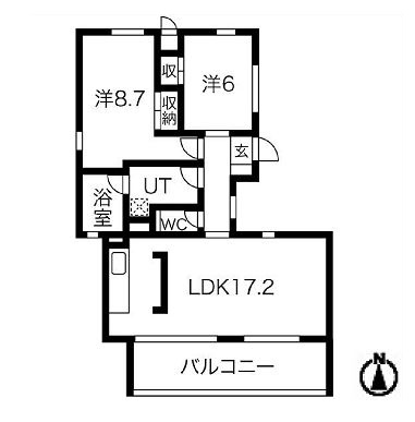 物件○○の間取り図