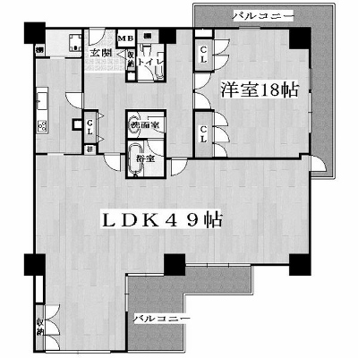 物件○○の間取り図