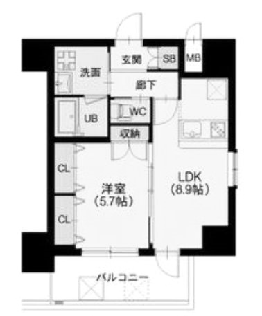 物件○○の間取り図