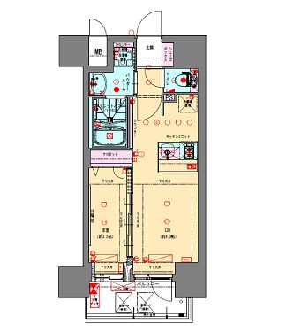 物件○○の間取り図