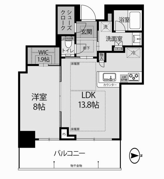 物件○○の間取り図