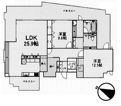 物件○○の間取り図