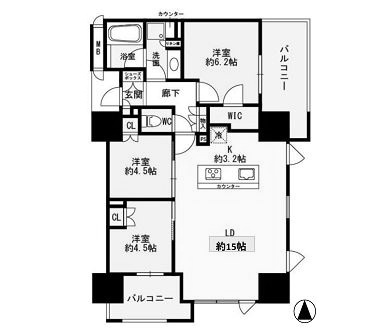 物件○○の間取り図