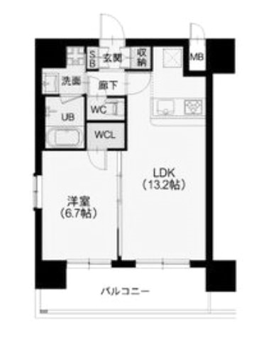 物件○○の間取り図