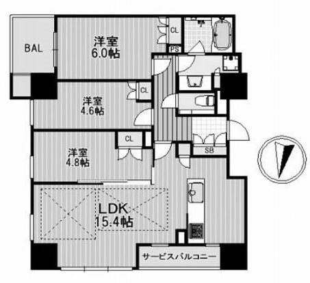 物件○○の間取り図