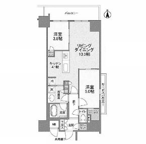 物件○○の間取り図