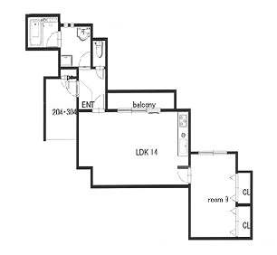 物件○○の間取り図