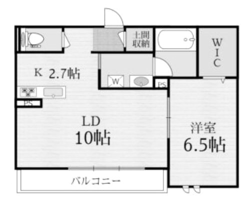 物件○○の間取り図