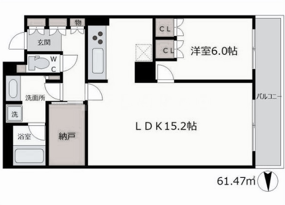 物件○○の間取り図