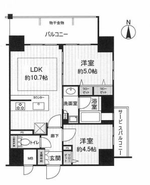 物件○○の間取り図