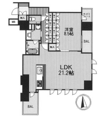 物件○○の間取り図