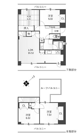 物件○○の間取り図