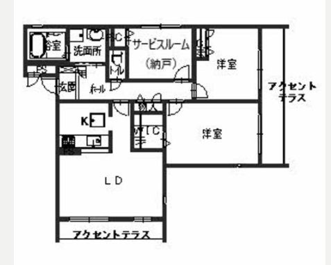 物件○○の間取り図