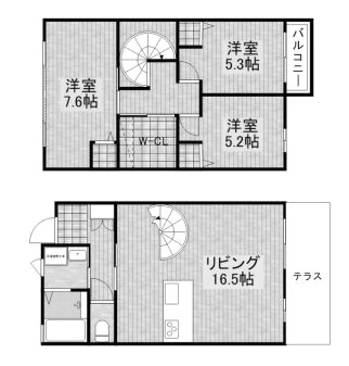 物件○○の間取り図