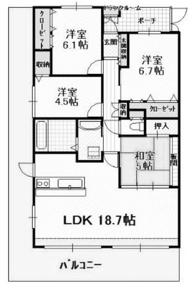 物件○○の間取り図