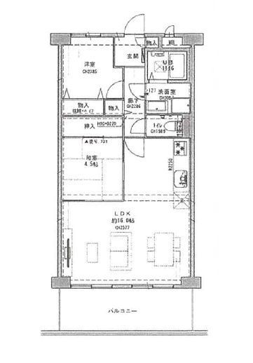 物件○○の間取り図