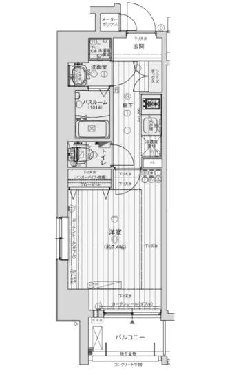 物件○○の間取り図