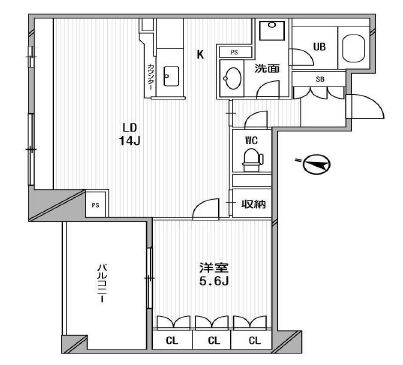 物件○○の間取り図