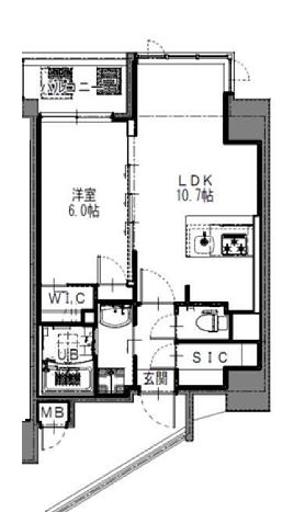 物件○○の間取り図