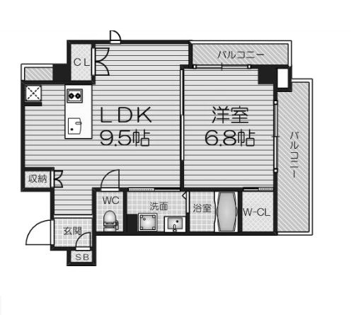 物件○○の間取り図