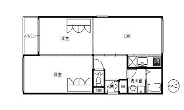 物件○○の間取り図