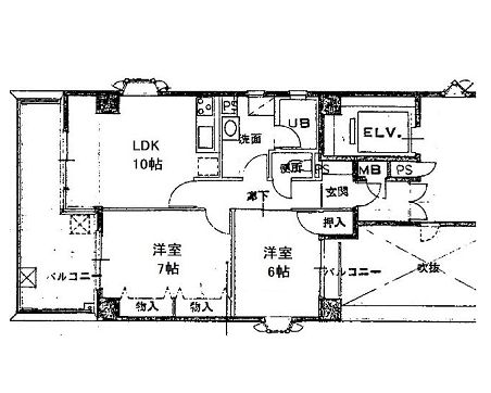 物件○○の間取り図