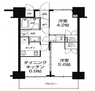 物件○○の間取り図