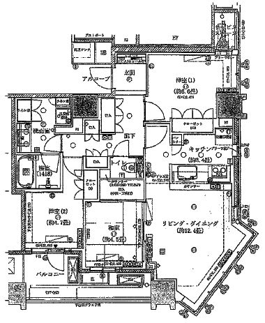 物件○○の間取り図