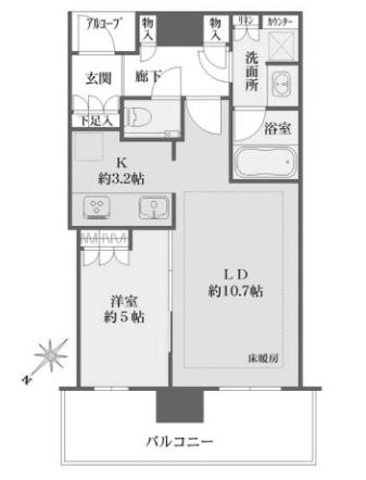 物件○○の間取り図