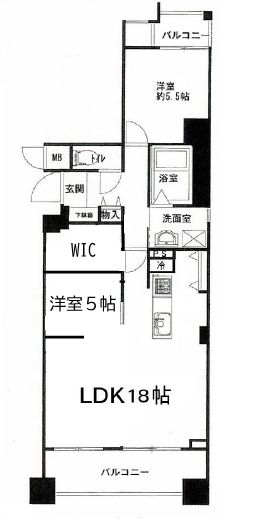 物件○○の間取り図