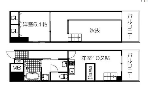 物件○○の間取り図