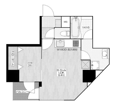 物件○○の間取り図