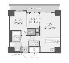 物件○○の間取り図