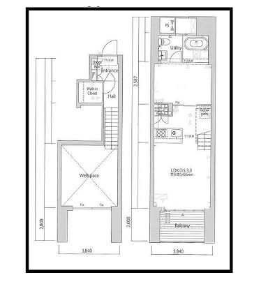 物件○○の間取り図