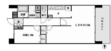 物件○○の間取り図